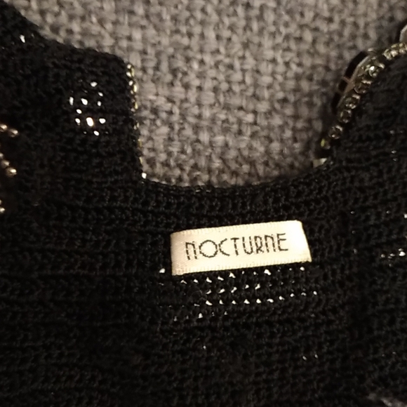 Nocturne rhinestone bib necklace - Picture 3 of 3